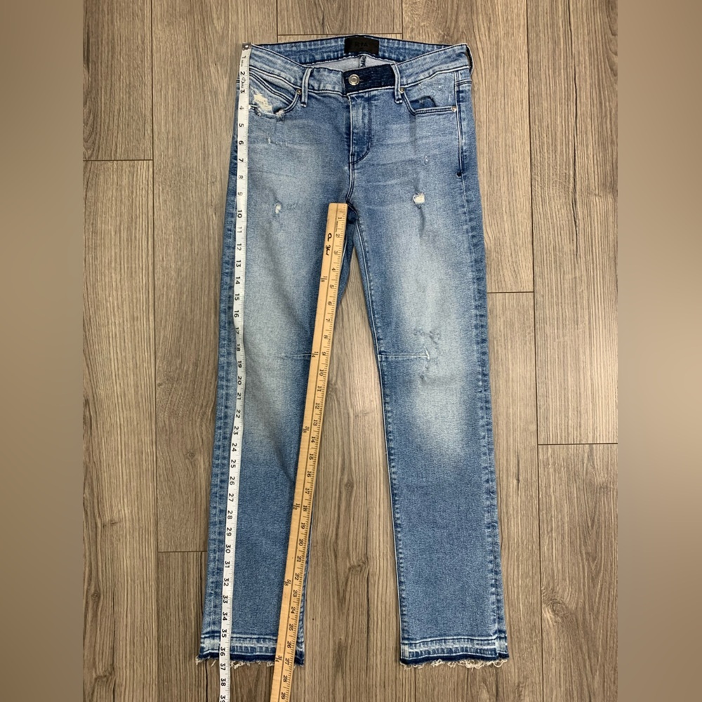 RtA Road To‎ Awe jeans Distressed Skinny Jeans Sz 26 - Picture 3 of 9